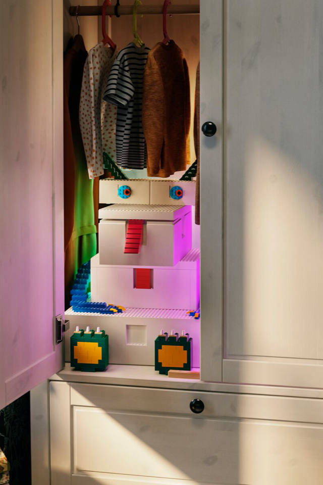 IKEA и LEGO выпустили конструктор и ящики для хранения деталей