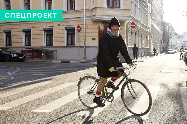 В диких условиях: Велосипед против автомобиля в –10 ˚C