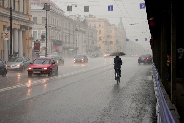 Погодный коллапс в Петербурге в снимках Instagram