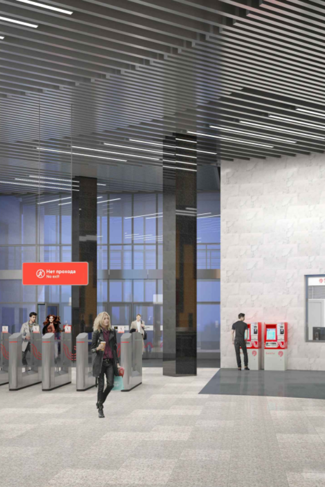 Как будет выглядеть станция метро «Мамыри» с вестибюлем-лепестком