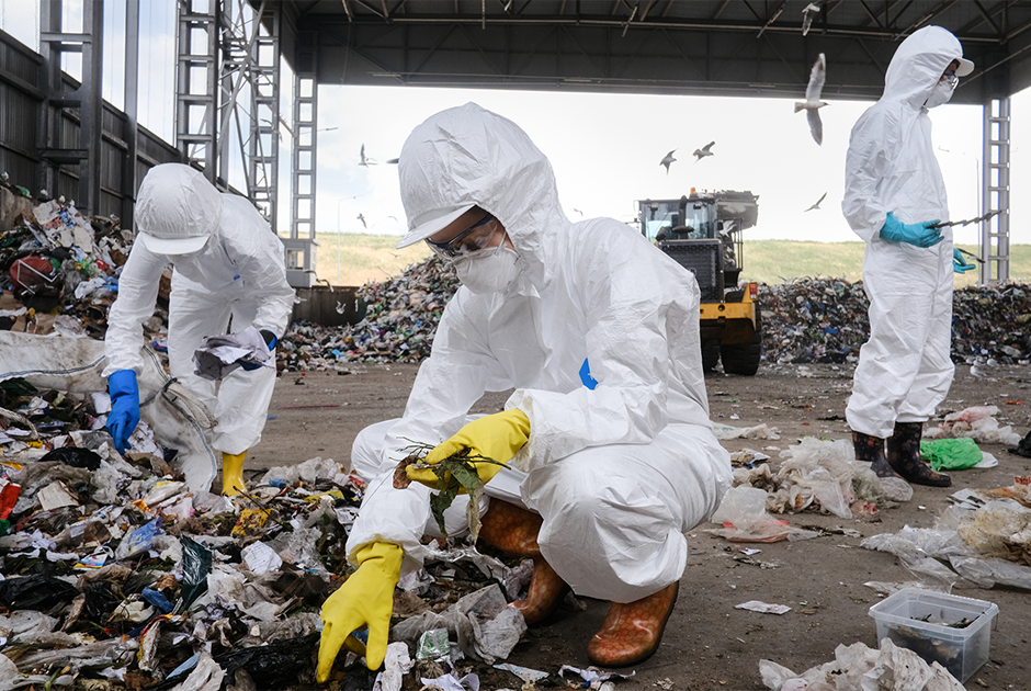 Как устроен мусоросортировочный завод под Дзержинском?