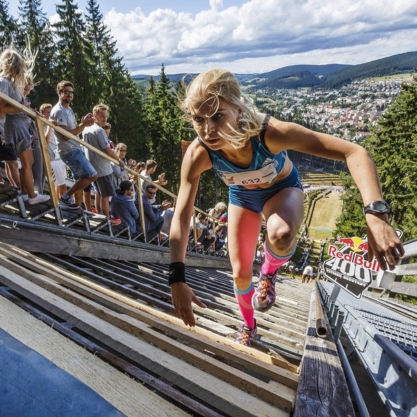 Забег по олимпийскому трамплину: 400 метров вверх под уклоном 35 градусов