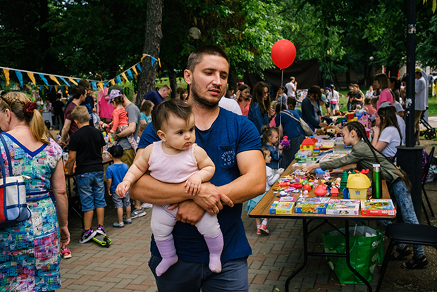 Как прошла первая детская барахолка