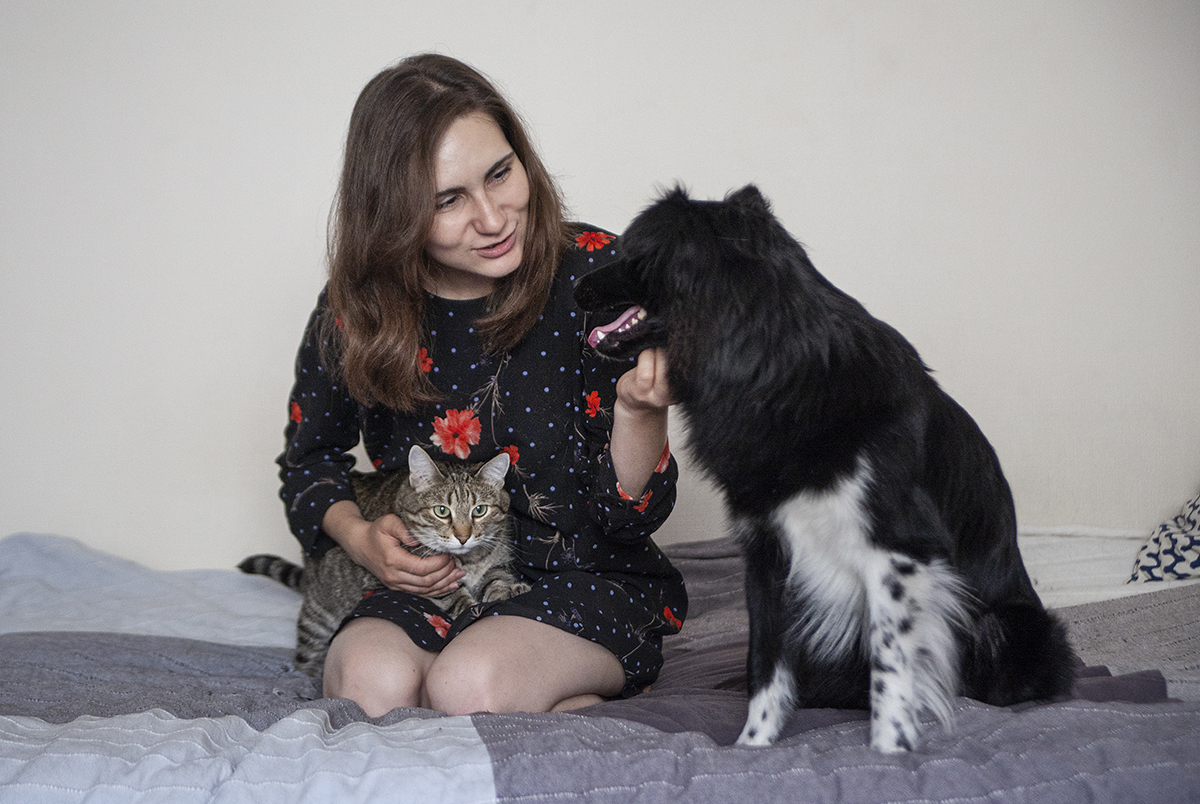 Пес Стивен и кот Василий