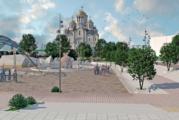 Крытый скейт-парк и мост через Исеть: Как изменится набережная с храмом у Театра драмы
