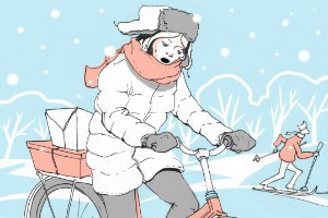 Личный опыт: Как ездить на велосипеде зимой?