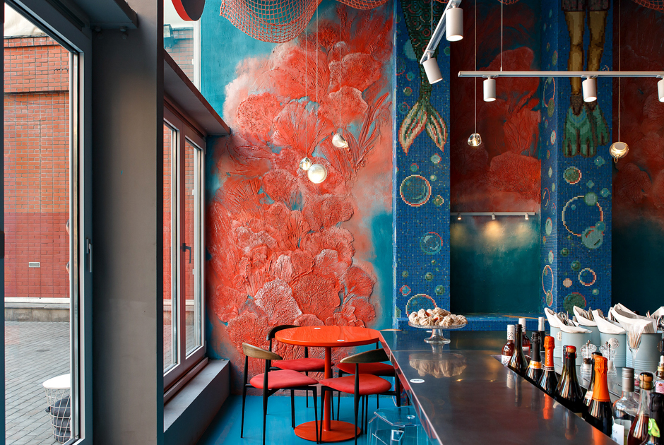 Уэс Андерсон с вонголе: Бар La Vie Aquatique в Путинковском переулке