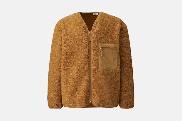 uniqlo fleece cardigan